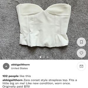 Zara Corset Top